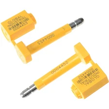 Global Industrial High Security Bolt Seal Yellow 50/Pack