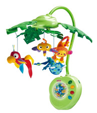Vtg Fisher Price Rainforest Peek - a Boo Leaves Musical Mobile Sound WORKS 1901