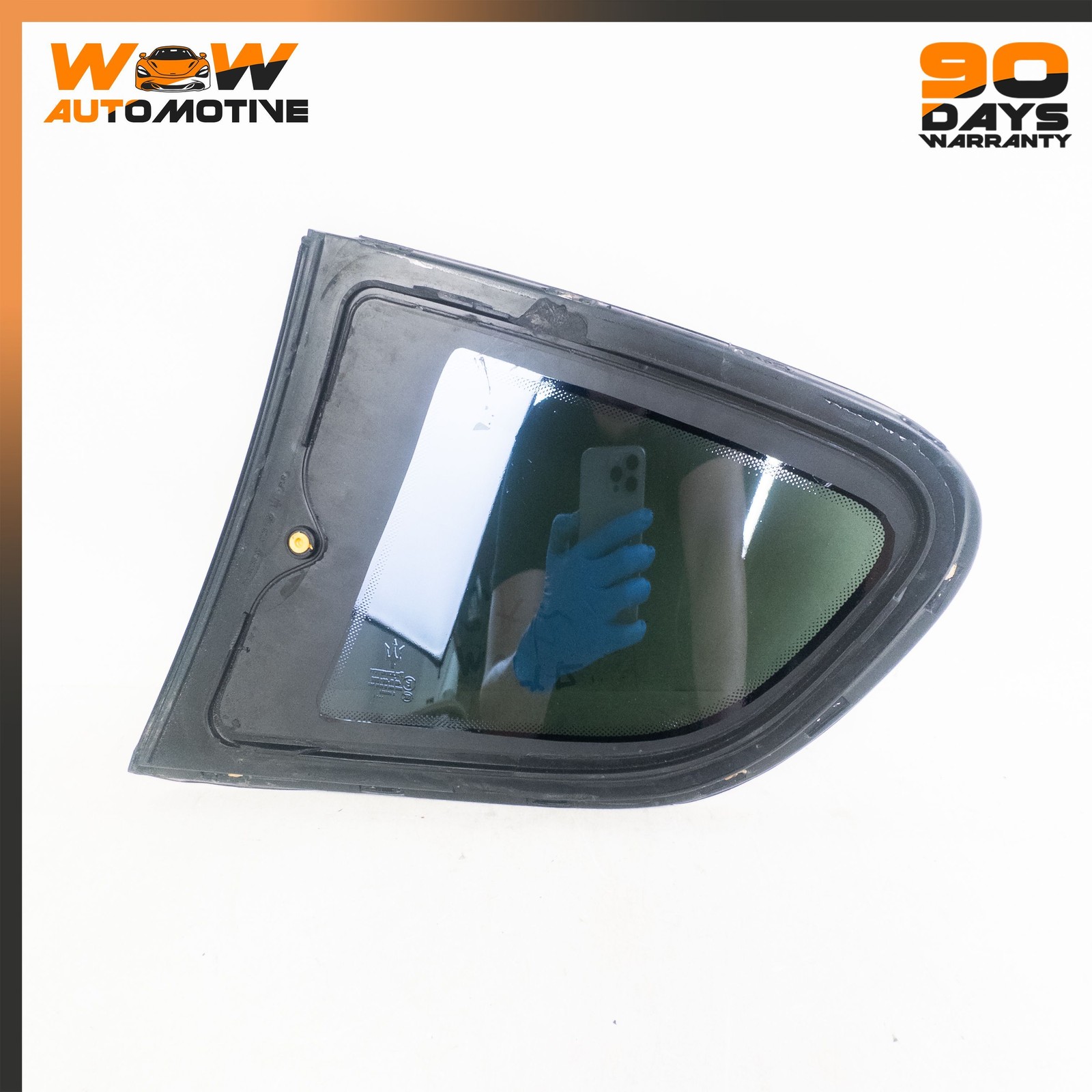 08-19 MASERATI GRANTURISMO REAR RIGHT PASSENGER SIDE WINDOW QUARTER GLASS OEM