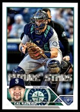Cal Raleigh 2023 Topps #160 Seattle Mariners FREE SHIPPING AutographDen