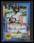 2025 Bowman Chrome University Football Blue Mini-Diamond Refractor Mark Gronowski #BCA-MG