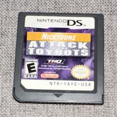 THQ Nicktoons Attack of the Toybots Nintendo DS Cartridge NTSC-U/C E-Everyone