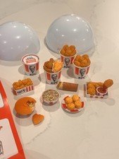 Lot of 10 KFC Zuru Mini Brands Biscuits Chicken Wrap Famous Bowl Pot Pie Nugget