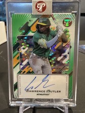 2025 Topps Pristine - Autographs Lawrence Butler #PA-LB Green Pristine Pulsar