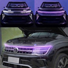 Bande Lumineuse LED Rose Violet 1,5M Avec Animation De Démarrage DRL Étanche 12V