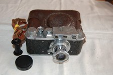 Fed-1 (Type F) Vintage 1950 Soviet Rangefinder Camera & Case. No.594913. UK Sale