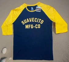 Suavecito Pomade NEW L T-Shirt Barber Shop Made USA Hair Suave Raglan Jersey NWT