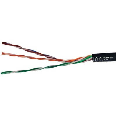 CAT-5E U/UTP Solid Riser CMR Cable 1000 Ft