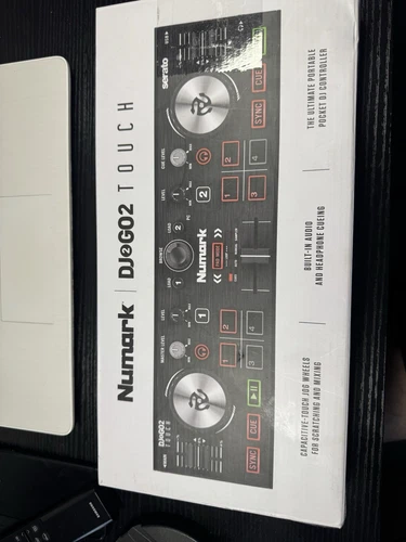 Numark DJ2GO2 Touch Pocket Double Deck DJ Controller - Black