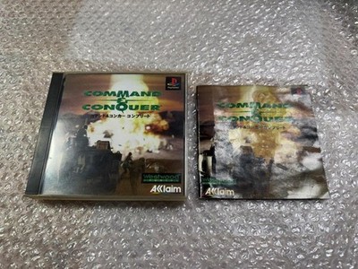 Command & Conquer Complete PS1 Japan w/ Box Manual Tested