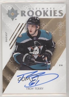 2018 Upper Deck Ultimate Collection Rookies /299 Troy Terry Rookie Auto RC 1b68