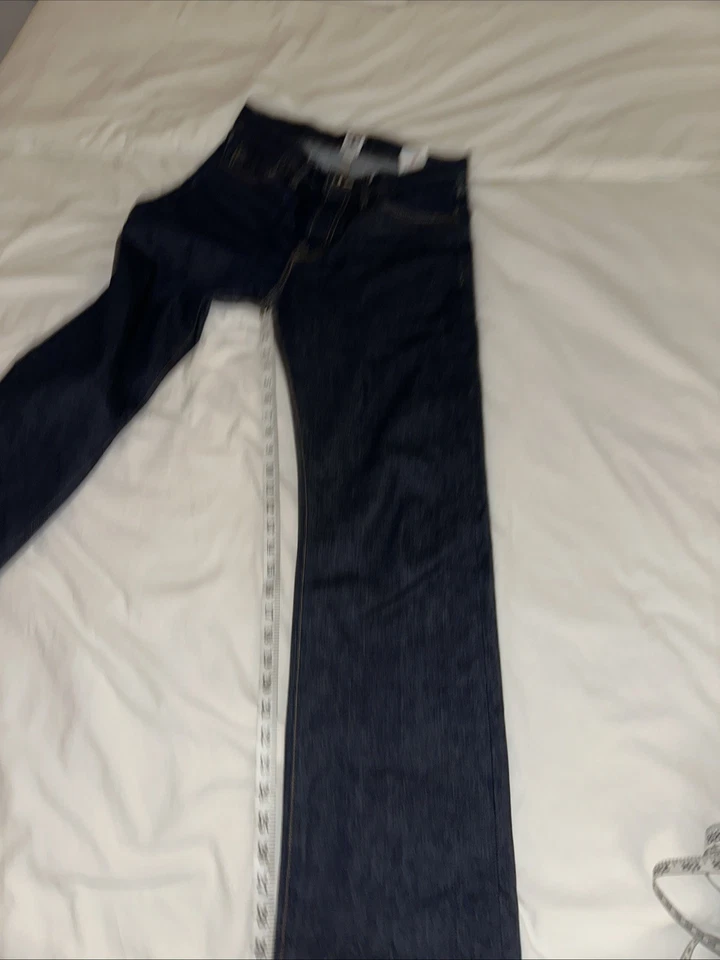 Pantalones de mezclilla para hombre Tellason Ankara pierna recta 16,5 OZ ribete crudo $260 venta al por menor Foto 4 de 4