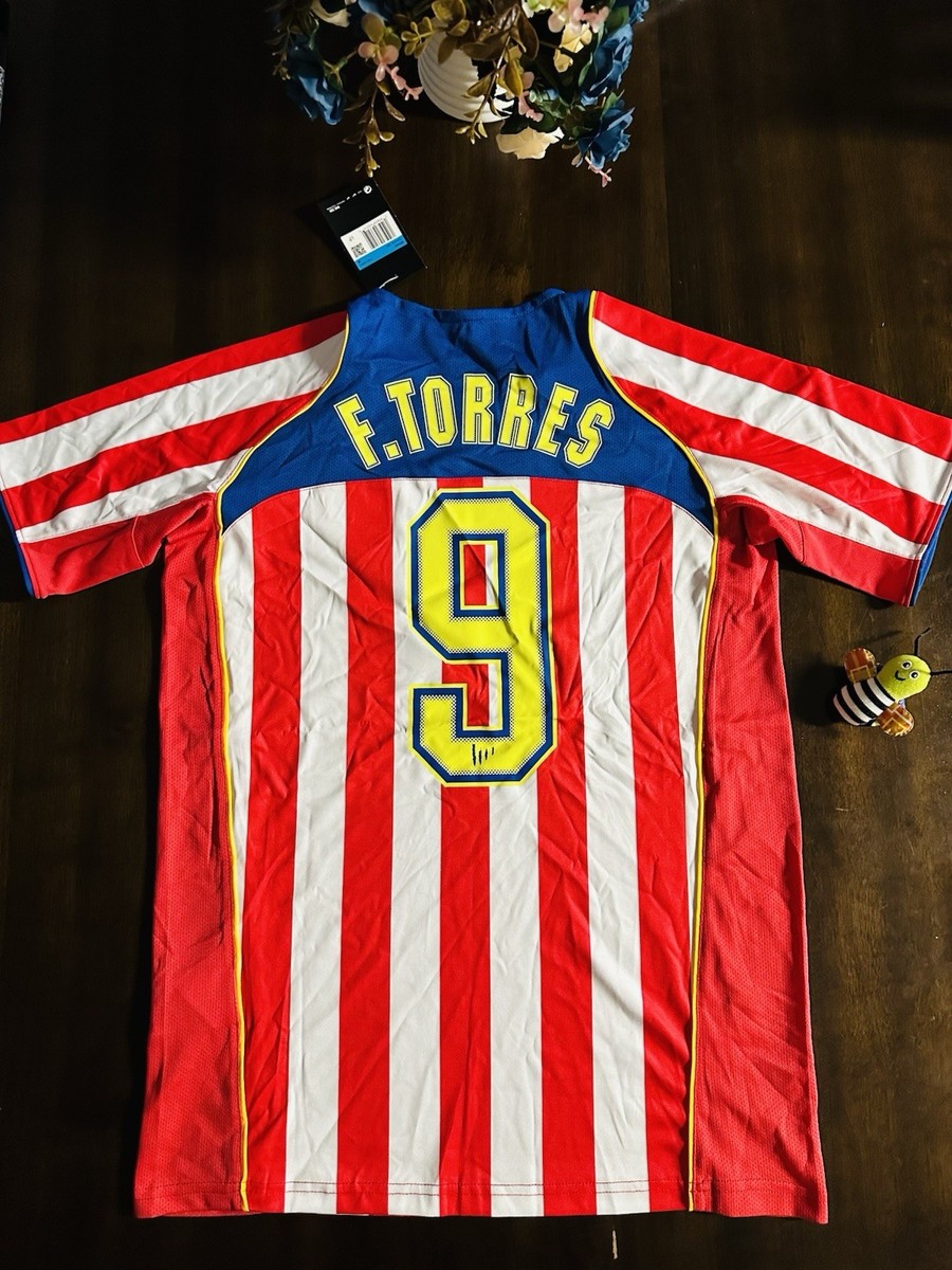 Atletico Madrid2004 /05 F.Torres #9 Spiderman Home Retro Soccer