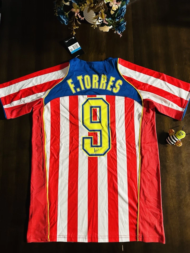 Camiseta de fútbol retro para hombre Atlético de Madrid 2004/05 F.Torres #9 Spiderman Home M Foto 2 de 4