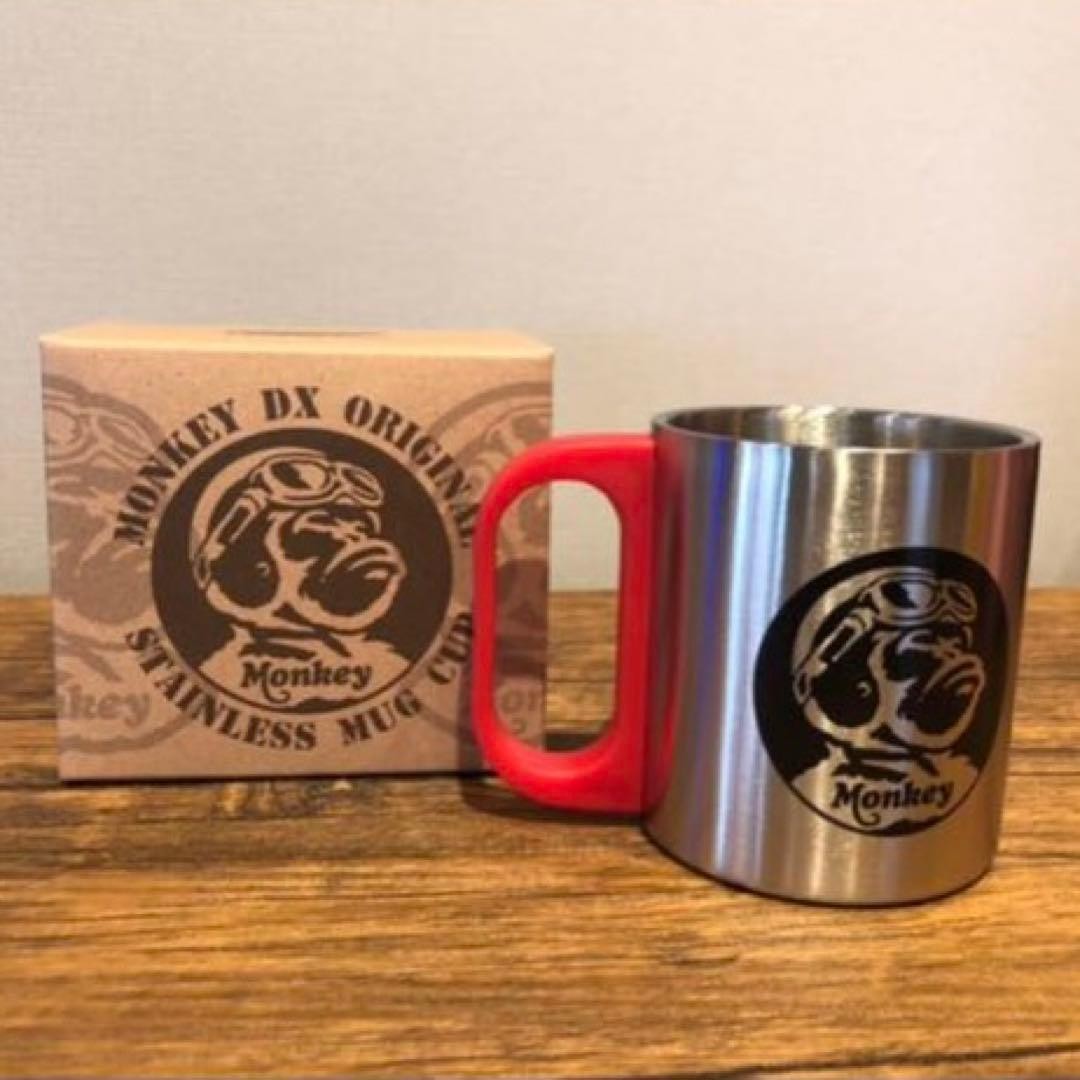 Honda Monkey DX Original Stainless Steel Mug Cup Red Motorcycle Unused ...