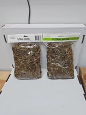 2 FLORAL MOSS for Artificial Arrangements - 2oz-(57 g) NEW!!!  FREE SHIPPING