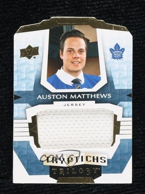 2016 Trilogy Tryptichs Autographs/Relics 202/249 Auston Matthews Rookie RC 0qk2