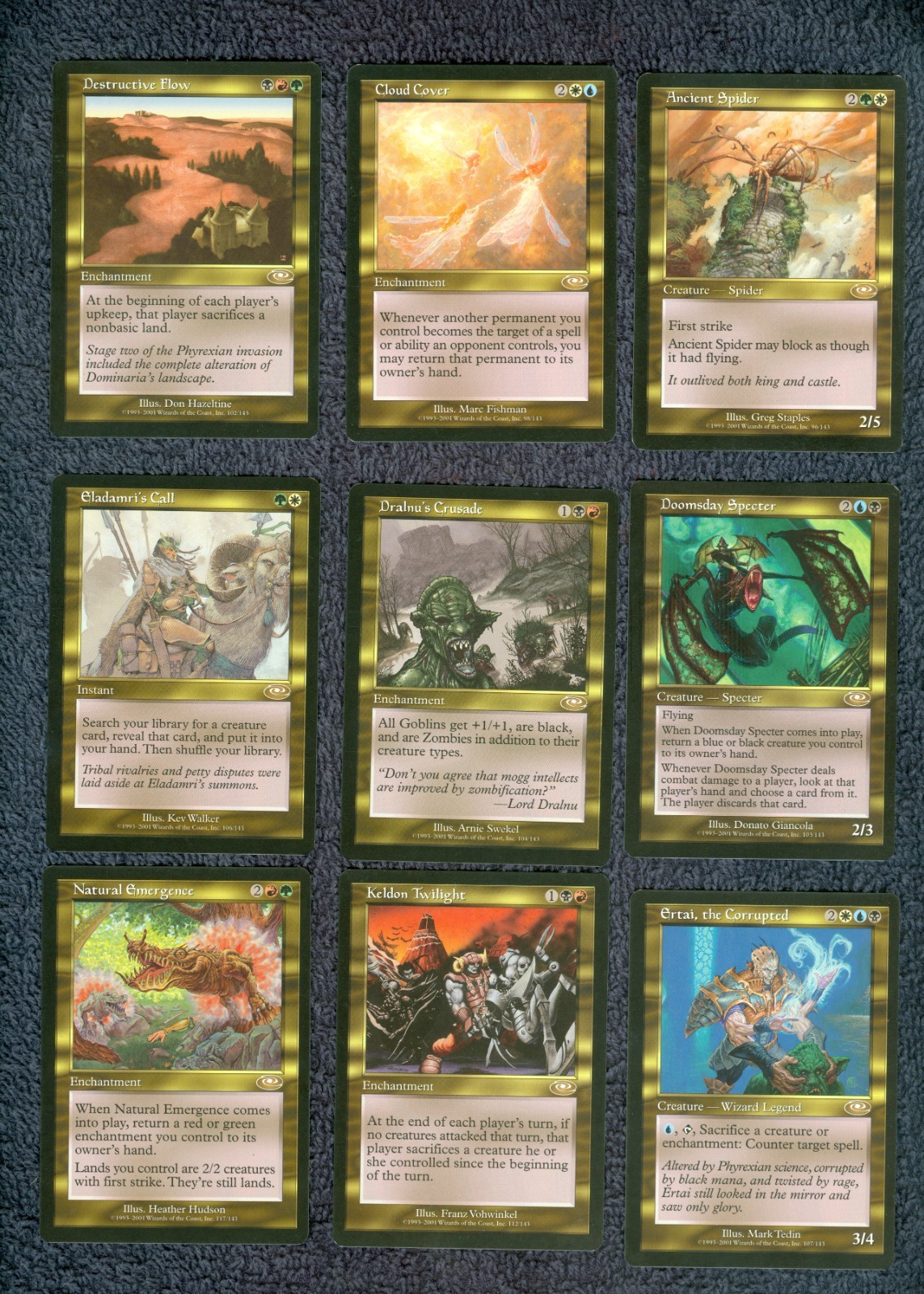 PLANESHIFT complete set  Magic the Gathering  Unplayed  M- Near MInt  146 cards