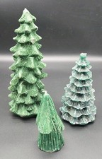 Set of 3 Vintage Christmas Tree Candles Unused Unmarked