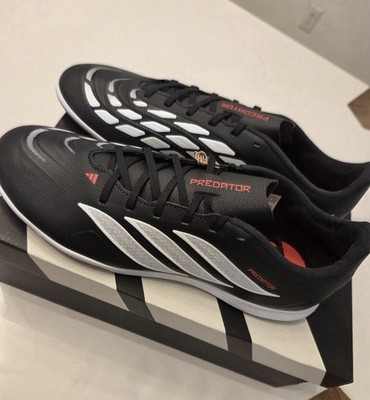 adidas Predator Club IN Sala Men's Soccer Shoes Black White  7.5  Indoor