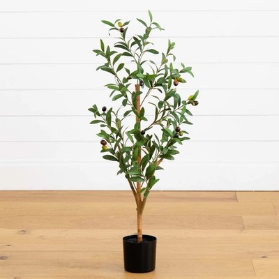 3  Artificial Olive Tree Home Decor