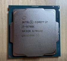 Intel Core i7-8700K Processor 3.7GHz, 6 Cores, LGA 1151 - SR3QR