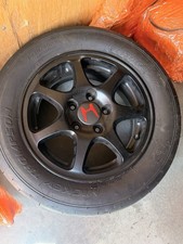 Authentic Ek9 Type R Civic 5 Lug Rims Fresh Powder Coat. Mickey Thompson Rs
