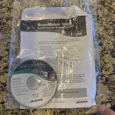 Microtek ScanMaker 5900 Instructions And Disk...