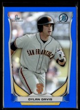 2014 Bowman Draft Picks & Prospects Chrome Blue Refractors Dylan Davis 308/399