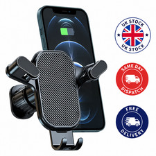 Car Phone Holder Air Vent Mount Universal Mobile Phone Stand iPhone Samsung uk