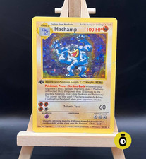 POKEMON - MACHAMP HOLO 1a ED. SHADOWLESS 8/102 - Base Set - ENG - COND. GOOD