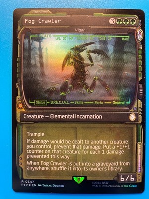 MTG 1x FOIL SHOWCASE Fog Crawler (Vigor) # 347 Fallout Magic the Gathering x1 NM