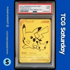 2021 POKEMON SW & SH BLACK STAR PROMO #SWSH145 PIKACHU V ULTRA PREMIUM CL. PSA 9
