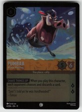 Pumbaa - Winter Warthog 4/204 Common Winterspell Lorcana Cold Foil Near Mint