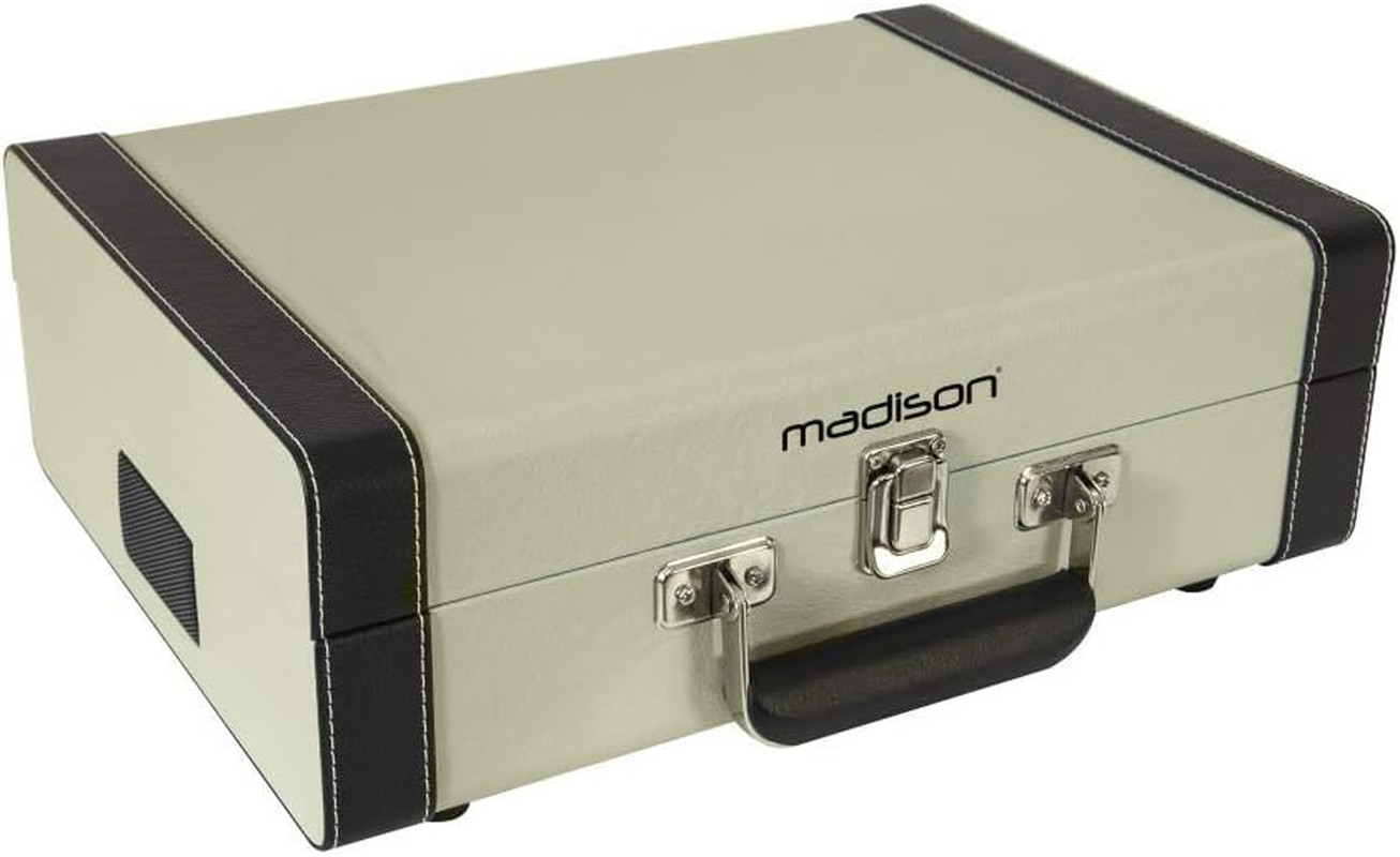 Giradischi a Valigetta MADISON MAD-RETROCASE-CR Bluetooth e USB Rec