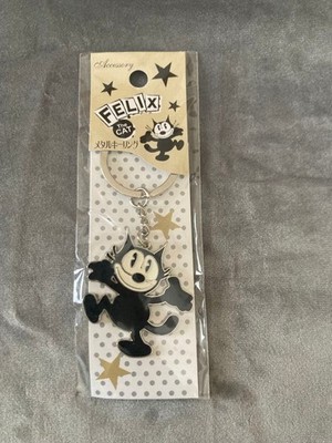 Felix The Cat figure metal key chain rare mascot Japan hobby m682