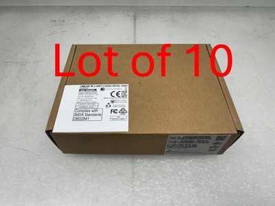 Lot of 10 ASUS M.2 WiFi Card INTEL 9461 with Antenna Brand New