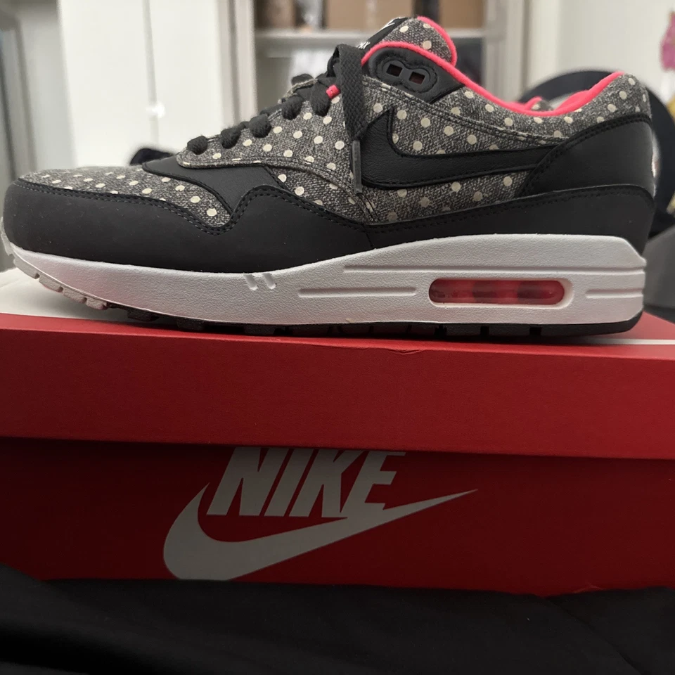 Nike Air Max 1 LTR Premium Black Granite Size 9.5 Women’s NWB - Image 4 of 4
