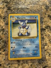 Pokémon TCG Wartortle Base Set 42/102 Unlimited 1999-2000 Wizards Base Set