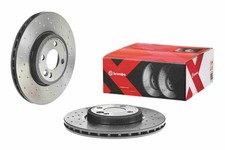 2x BREMBO Bremsscheibe XTRA LINE - Xtra 09.A047.3X f&uuml;r MINI R56 R53 CLUBMAN R50