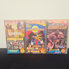 Silver Vision WWF SummerSlam VHS PAL Bundle: 92, 94 & History of SummerSlam