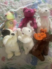 TY Beanie Buddy Buddies Lot Of 6 Box 122