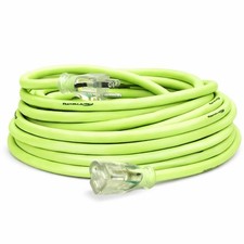 Flexzilla FZ512830 Pro Extension Cord, 12/3 AWG SJTW 50 ft. Lighted Plug