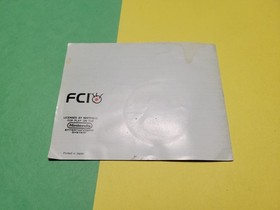 Nintendo NES Zanac Manual 