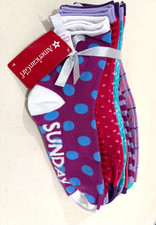 NWT American Girl Angel Fashion 7 Pairs of AG Day of the Week Socks for Girls 8 
