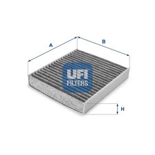UFI Innenraumfilter 54.158.00 Aktivkohlefilter für FORD VOLVO C70 S40 C30 V50 2