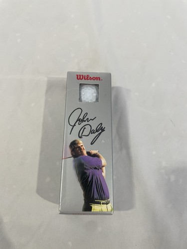 NOS John Daly Signature #1 Long Distance Golfbälle Hülle mit 3 Wilson Golfball