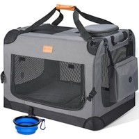 morpilot Hundebox Hundetransportbox Auto XL 81X58X58Cm, Faltbare Transportbox