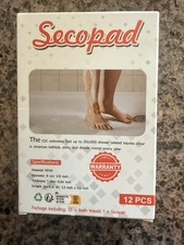 Secopad Bathtub Stickers Non-Slip, Safety Shower Treads 12 Adhesive Appliques