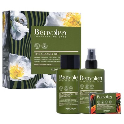ALFAPARF MILANO Set Benvoleo Glossy Sh 275ml + Condi 200ml + Shower & Sh 80gr